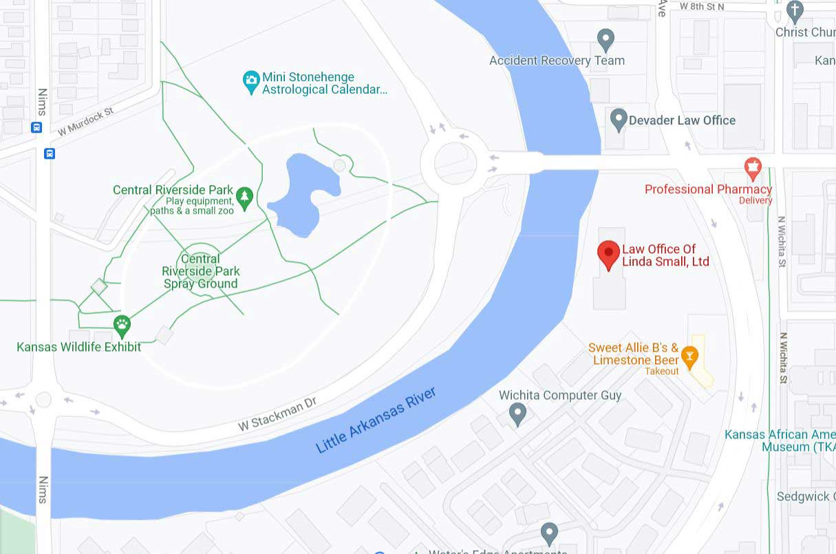 map of Wichita office location